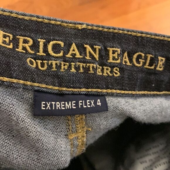 American Eagle Size 31/32 Original Straight extreme flex4 denim jeans - Picture 8 of 11